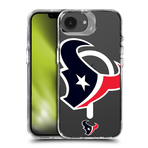 NFL Houston Texans Oversized SHOCKPROOF BUMPER CASE COMPATIBLE WITH Apple iPhone 16e / Apple iPhone 17e & MAGSAFE