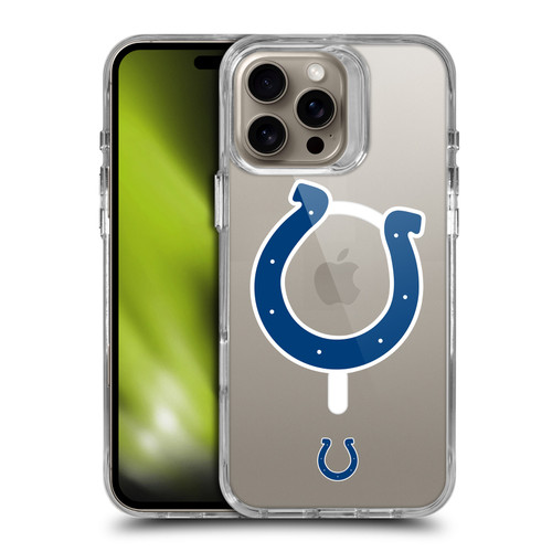 NFL Indianapolis Colts Oversized SHOCKPROOF BUMPER CASE COMPATIBLE WITH Apple iPhone 16 Pro Max & MAGSAFE