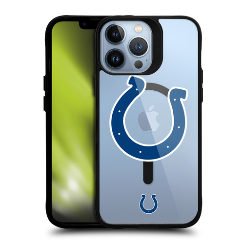 NFL Indianapolis Colts Oversized BLACK SHOCKPROOF BUMPER CASE COMPATIBLE WITH Apple iPhone 13 Pro Max & MAGSAFE