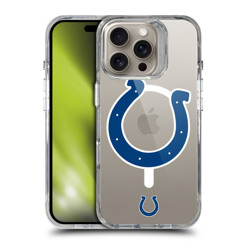NFL Indianapolis Colts Oversized SHOCKPROOF BUMPER CASE COMPATIBLE WITH Apple iPhone 16 Pro & MAGSAFE