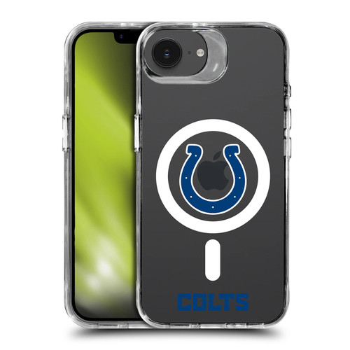 NFL Indianapolis Colts Logo SHOCKPROOF BUMPER CASE COMPATIBLE WITH Apple iPhone 16e / Apple iPhone 17e & MAGSAFE