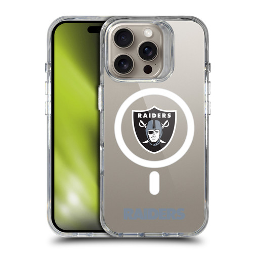 NFL Las Vegas Raiders Logo SHOCKPROOF BUMPER CASE COMPATIBLE WITH Apple iPhone 16 Pro & MAGSAFE