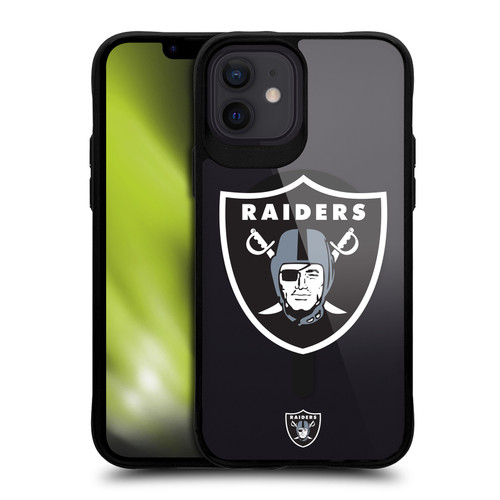 NFL Las Vegas Raiders Oversized BLACK SHOCKPROOF BUMPER CASE COMPATIBLE WITH Apple iPhone 12 / iPhone 12 Pro & MAGSAFE