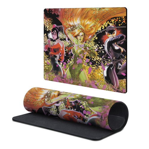 Batman DC Comics Logos And Comic Book Gotham City Sirens Gaming Office Desk PC Keyboard Mouse Mat Pad 9.84 x 11.81 x 0.12 inches (250 x 300 mm) - S
