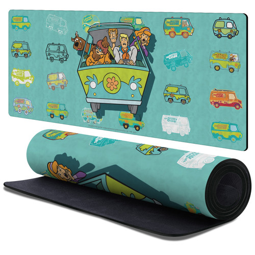Scooby-Doo Character Art Mystery Incorporated Gaming Office Desk PC Keyboard Mouse Mat Pad 37.4 x 15.75 x 0.16 inches (900 x 400 mm) - XL