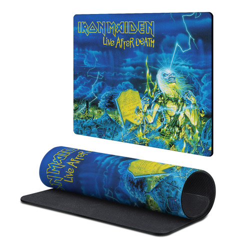 Iron Maiden Graphic Art Live After Death Gaming Office Desk PC Keyboard Mouse Mat Pad 9.84 x 11.81 x 0.12 inches (250 x 300 mm) - S