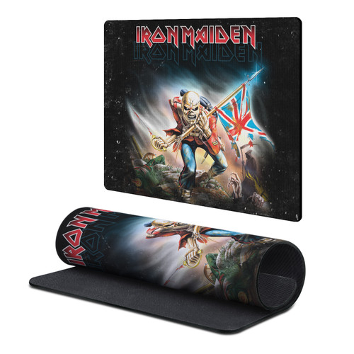 Iron Maiden Graphic Art The Trooper Gaming Office Desk PC Keyboard Mouse Mat Pad 9.84 x 11.81 x 0.12 inches (250 x 300 mm) - S