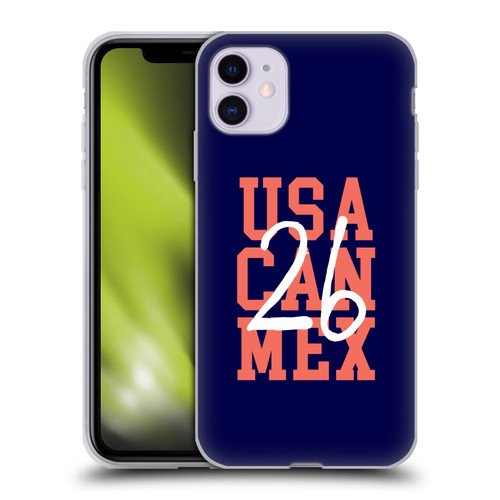 Scotland National Football Team 2026 We'll Be Coming Blue Soft Gel Case for Apple iPhone 11