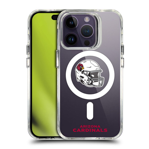 NFL Arizona Cardinals Helmet Logotype SHOCKPROOF BUMPER CASE COMPATIBLE WITH Apple iPhone 14 Pro & MAGSAFE