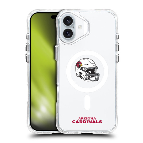 NFL Arizona Cardinals Helmet Logotype SHOCKPROOF BUMPER CASE COMPATIBLE WITH Apple iPhone 16 Plus & MAGSAFE