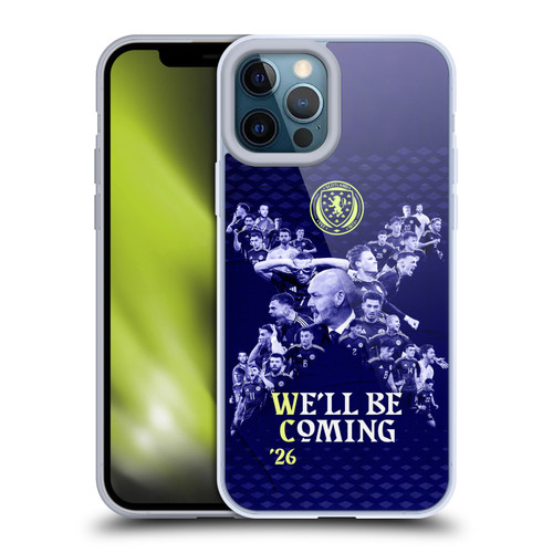 Scotland National Football Team 2026 We'll Be Coming Graphics Soft Gel Case for Apple iPhone 12 Pro Max