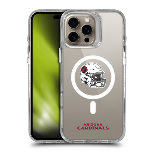 NFL Arizona Cardinals Helmet Logotype SHOCKPROOF BUMPER CASE COMPATIBLE WITH Apple iPhone 16 Pro Max & MAGSAFE
