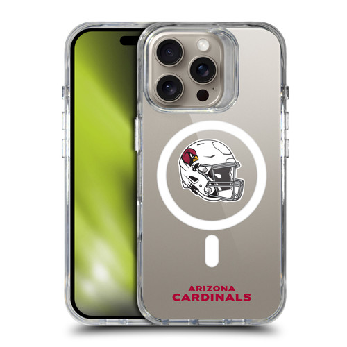 NFL Arizona Cardinals Helmet Logotype SHOCKPROOF BUMPER CASE COMPATIBLE WITH Apple iPhone 16 Pro & MAGSAFE