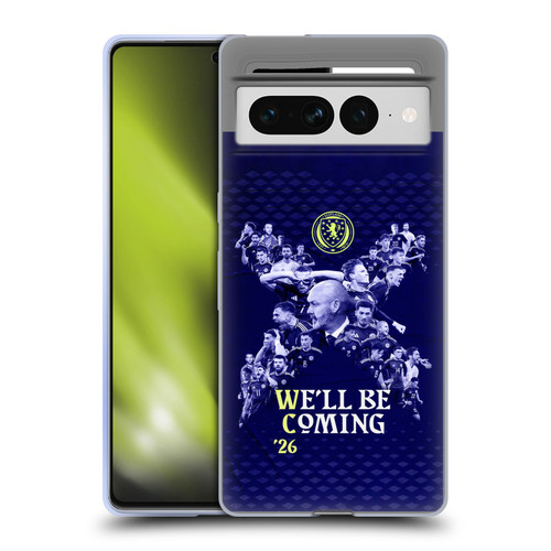 Scotland National Football Team 2026 We'll Be Coming Graphics Soft Gel Case for Google Pixel 7 Pro