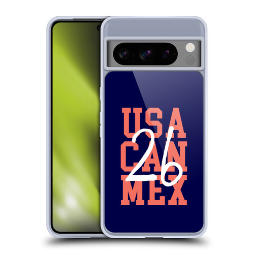 Scotland National Football Team 2026 We'll Be Coming Blue Soft Gel Case for Google Pixel 8 Pro