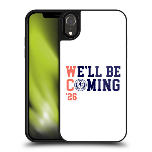 Scotland National Football Team 2026 We'll Be Coming White Gel Armour Case For Apple iPhone XR