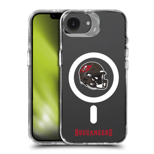 NFL Tampa Bay Buccaneers Helmet Logotype SHOCKPROOF BUMPER CASE COMPATIBLE WITH Apple iPhone 16e / Apple iPhone 17e & MAGSAFE
