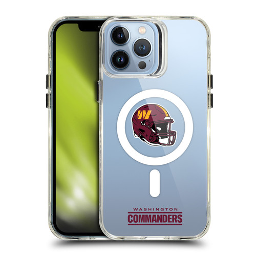 NFL Washington Commanders Helmet Logotype SHOCKPROOF BUMPER CASE COMPATIBLE WITH Apple iPhone 13 Pro Max & MAGSAFE