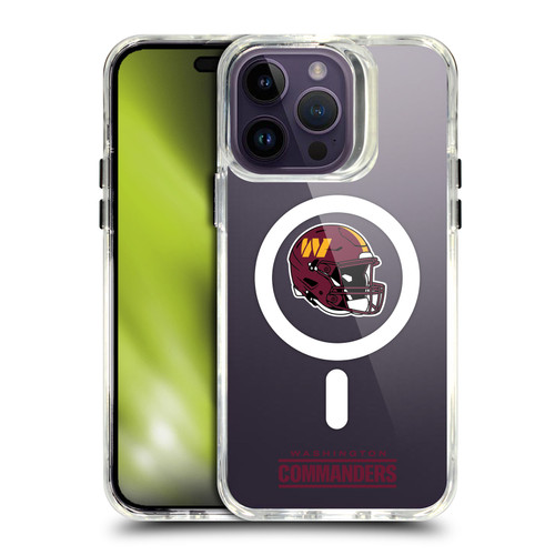 NFL Washington Commanders Helmet Logotype SHOCKPROOF BUMPER CASE COMPATIBLE WITH Apple iPhone 14 Pro Max & MAGSAFE