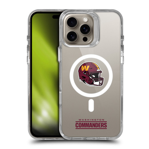 NFL Washington Commanders Helmet Logotype SHOCKPROOF BUMPER CASE COMPATIBLE WITH Apple iPhone 16 Pro Max & MAGSAFE