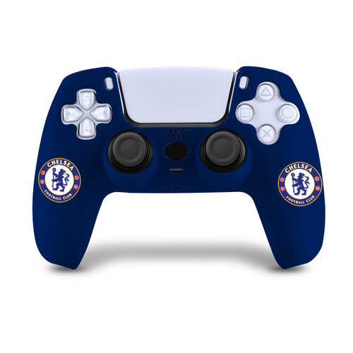 Chelsea Football Club Lions Logo White SILICONE GAME CONTROLLER SKIN CASE FOR Sony PS5 Sony DualSense Controller