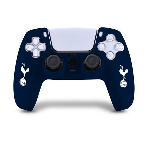 Tottenham Hotspur F.C. Cockerel Logo White DARK BLUE SILICONE GAME CONTROLLER SKIN CASE FOR Sony PS5 Sony DualSense Controller