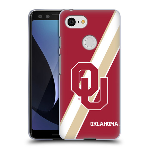 University of Oklahoma OU The University of Oklahoma Stripes Soft Gel Case for Google Pixel 3