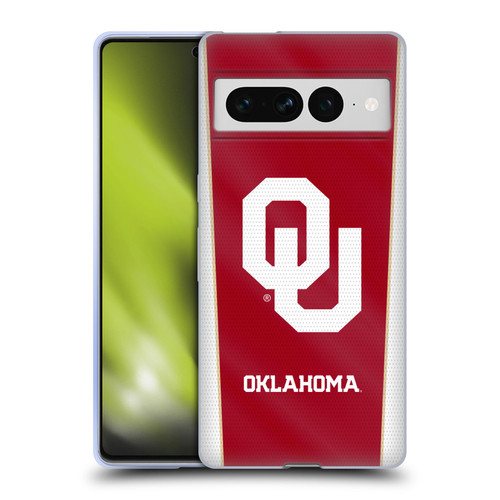 University of Oklahoma OU The University of Oklahoma Banner Soft Gel Case for Google Pixel 7 Pro