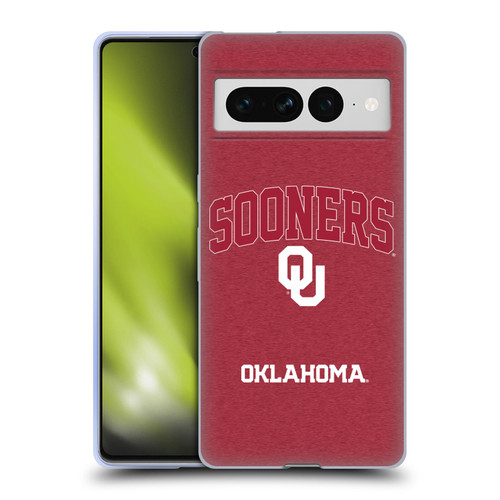 University of Oklahoma OU The University of Oklahoma Campus Logotype Soft Gel Case for Google Pixel 7 Pro