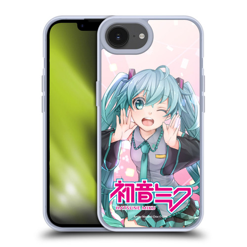 Hatsune Miku Graphics Wink Soft Gel Case for Apple iPhone 16e