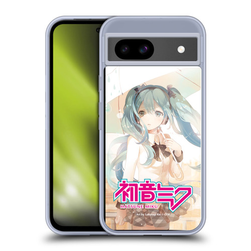 Hatsune Miku Graphics Rain Soft Gel Case for Google Pixel 8a
