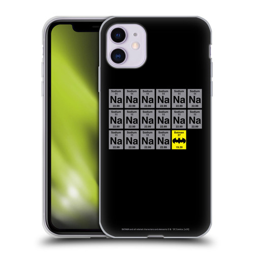 Batman DC Comics Logos Na Na Na Na Soft Gel Case for Apple iPhone 11
