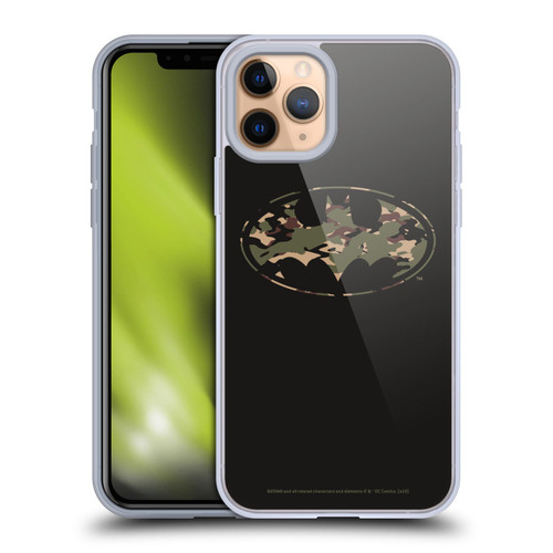 Batman DC Comics Logos Camouflage Soft Gel Case for Apple iPhone 11 Pro & MagSafe
