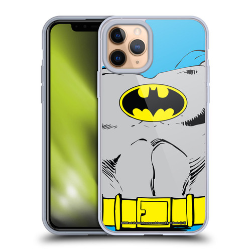 Batman DC Comics Logos Classic Costume Soft Gel Case for Apple iPhone 11 Pro & MagSafe