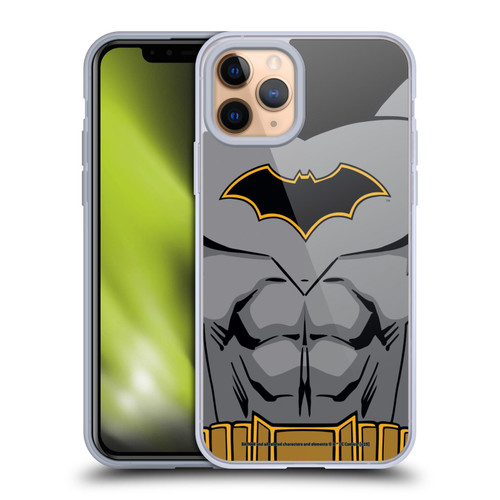 Batman DC Comics Logos Rebirth Costume Soft Gel Case for Apple iPhone 11 Pro & MagSafe