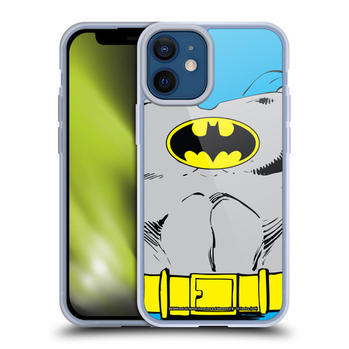 Batman DC Comics Logos Classic Costume Soft Gel Case for Apple iPhone 12 Mini & MagSafe