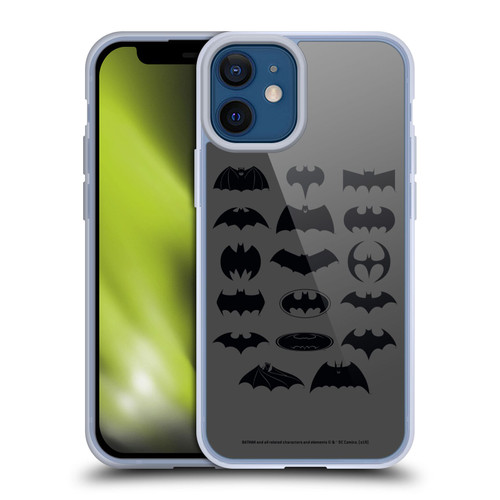 Batman DC Comics Logos Comic Soft Gel Case for Apple iPhone 12 Mini & MagSafe