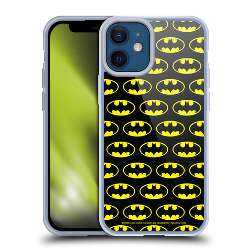 Batman DC Comics Logos Patterns Soft Gel Case for Apple iPhone 12 Mini & MagSafe