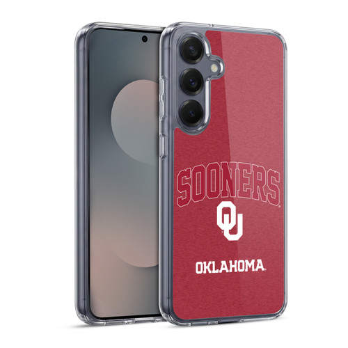 University of Oklahoma OU The University of Oklahoma Campus Logotype Soft Gel Case for Samsung Galaxy S25 & MagSafe