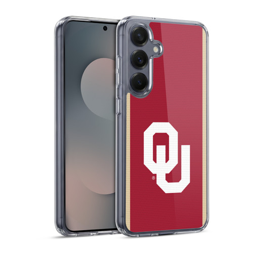 University of Oklahoma OU The University of Oklahoma Football Jersey Soft Gel Case for Samsung Galaxy S25 & MagSafe