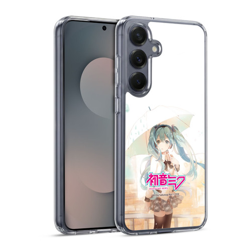 Hatsune Miku Graphics Rain Soft Gel Case for Samsung Galaxy S25 & MagSafe