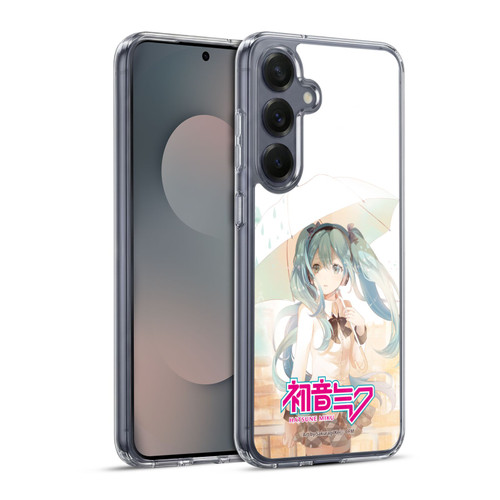 Hatsune Miku Graphics Rain Soft Gel Case for Samsung Galaxy S25+ & MagSafe