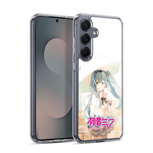 Hatsune Miku Graphics Rain Soft Gel Case for Samsung Galaxy S25+ & MagSafe
