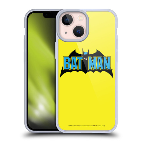 Batman DC Comics Logos Classic 2 Soft Gel Case for Apple iPhone 13 Mini & MagSafe