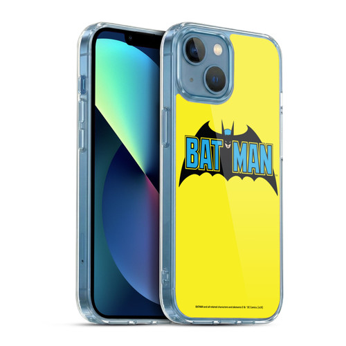 Batman DC Comics Logos Classic 2 Soft Gel Case for Apple iPhone 13 Mini & MagSafe