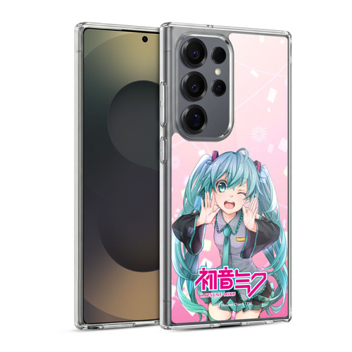Hatsune Miku Graphics Wink Soft Gel Case for Samsung Galaxy S25 Ultra & MagSafe