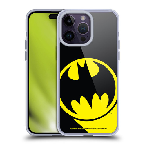 Batman DC Comics Logos Bat Signal Soft Gel Case for Apple iPhone 14 Pro Max & MagSafe