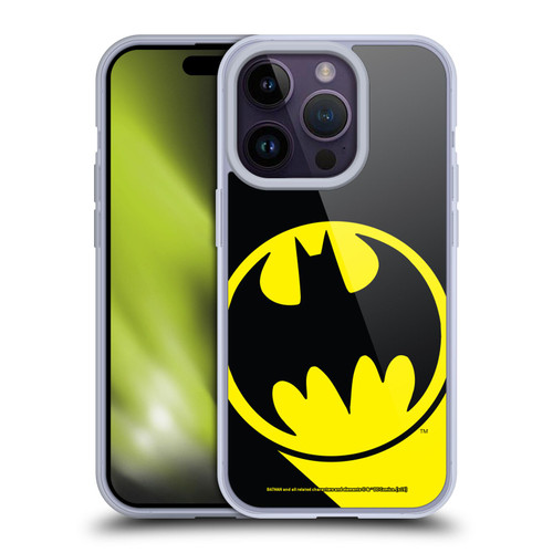 Batman DC Comics Logos Bat Signal Soft Gel Case for Apple iPhone 14 Pro & MagSafe