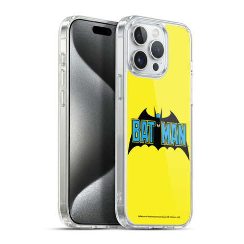 Batman DC Comics Logos Classic 2 Soft Gel Case for Apple iPhone 15 Pro Max & MagSafe