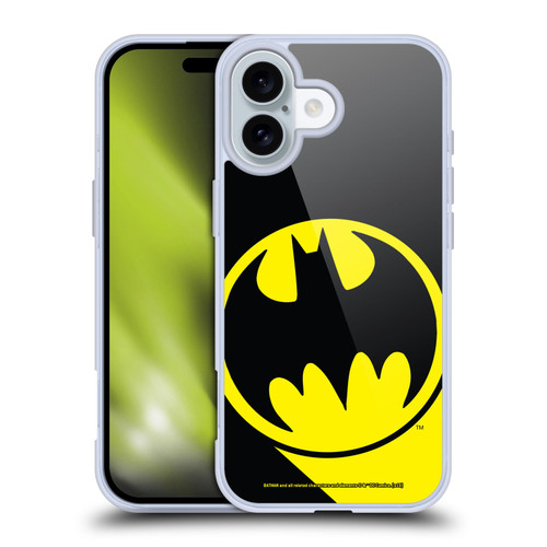 Batman DC Comics Logos Bat Signal Soft Gel Case for Apple iPhone 16 & MagSafe